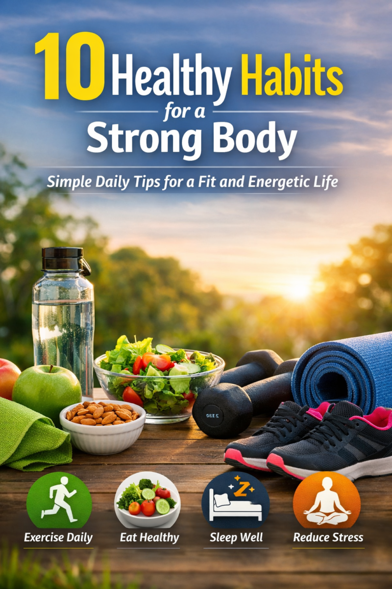 “10 Healthy Habits for a Strong Body