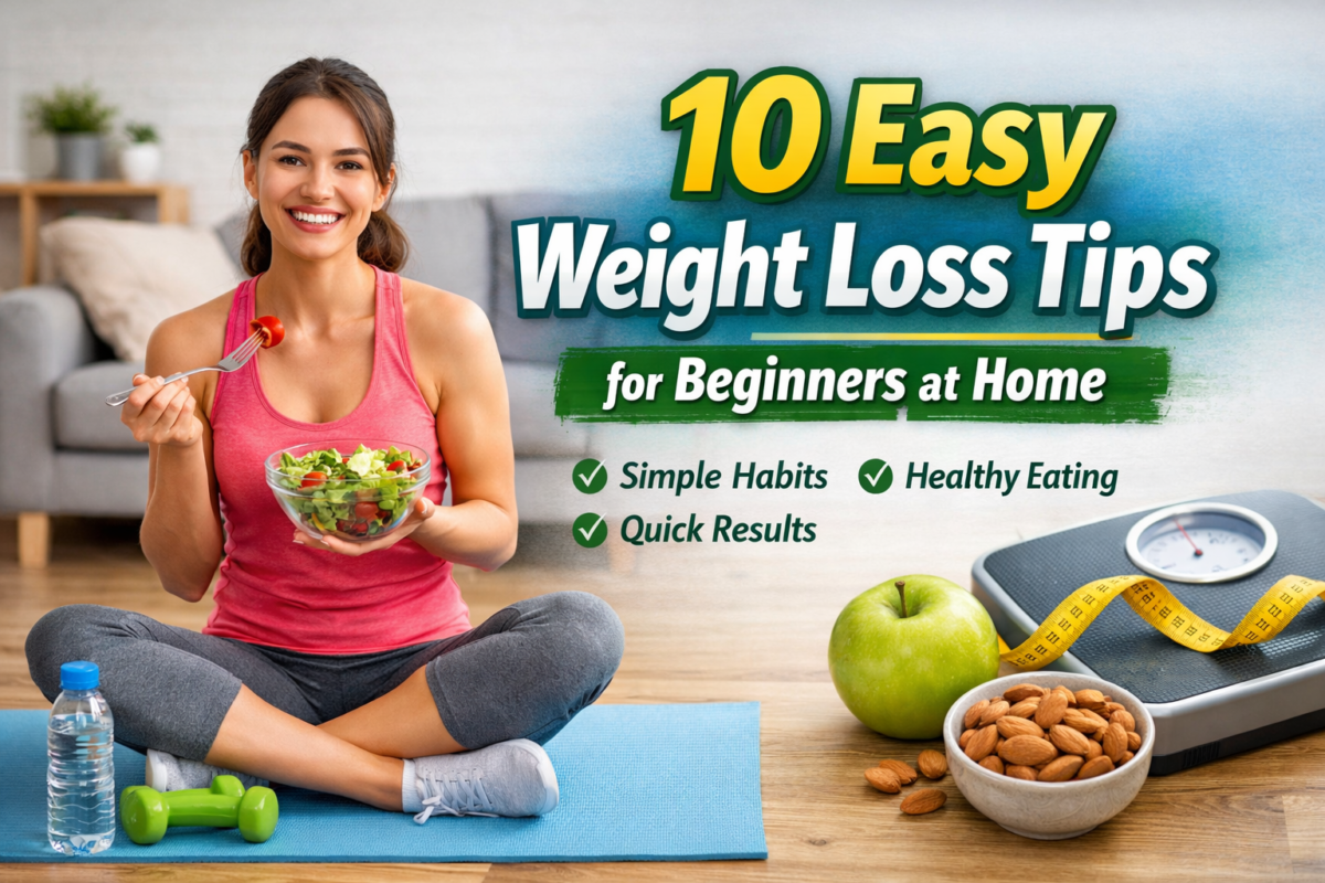 10 Easy Weight Loss Tips for Beginners at Home